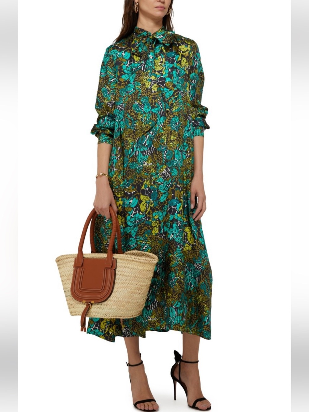 Max Mara Calate Silk Shift Dress 2